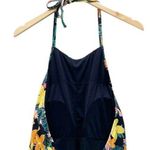 Old Navy  Hibiscus Print Plus Size Halter Tie One Piece Swimsuit Plus Size 2X Photo 6