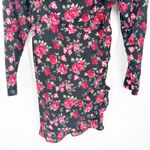 Boohoo Womens Dark Cottagecore Garden Party Floral Sweetheart Neck Mini Dress 6 Photo 3