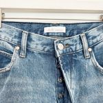 Betro Simone NWT  High Rise Button Fly Straight Leg Blue Jeans Boho Rigid Size 29 Photo 3