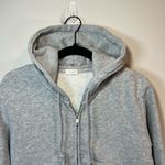 Brandy Melville John Galt Brandy Women's Cropped Full Zip Hoodie Sweatshirt Gray  One Size Small Photo 1