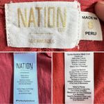 Nation Ltd 100% Pima Cotton Melissa Red Ruffle Midi Dress Photo 10