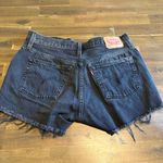 Levi's Levi’s 501 Black Denim Cut Off Shorts Daisy Dukes Distressed Frayed 29 Photo 1