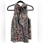 J.Crew NWT  Collection Silk Blend Tie-Neck Top in Shimmering Floral Jacquard‎ XS Photo 3