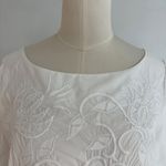 Anthropologie White Embroidered Blouse Photo 5