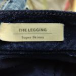 AG Adriano Goldschmied  The Legging Super Skinny Navy Velour Feel Jean 25 Holiday Photo 10