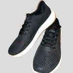 Crocs  lite ride cute black shoes! Wide width mesh style ties in front. Photo 1