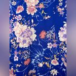 Knox Rose Blue Floral Kimono With Tassels size XS/S Photo 11