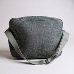 Oscar de la Renta VTG Shoulder Bag Gray Tweed Duffle Travel Carry-on Zip Top Photo 1