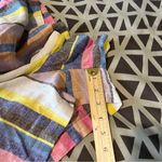 BP  Linen Blend‎ Multicolor Vertical Striped High Waist Pull On Shorts Size S Photo 10