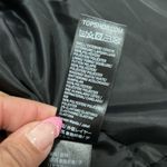 Topshop Colorblock Puffer Jacket Blue Black White Photo 11