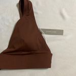 Everlane The Triangle Bikini Top Brown New with Tag Size Medium Photo 2
