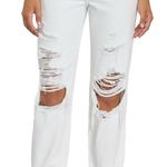Pistola White Blizzard Presley High Rise Relaxed Roller Denim Jeans Size 26 NWOT Photo 5