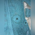 Mifresia sea green crochet hooded Long sleeve zip Up jacket Swimsuit Coverup Size undefined Photo 4