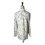 Equipment  Shirt Women Small White Black Star Silk Slim Signature Button Down Photo 2