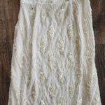 Retrofête Retrofete Prima Dress in White Sequins Beaded Small NWT Sleeveless Maxi Photo 8