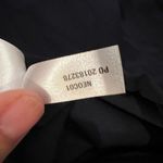 Stella & Dot  black long sleeved top with ruffle detail at hips size medium Photo 6