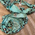 BCBGeneration  NWT leopard blue black bathing suit bikini large Photo 5