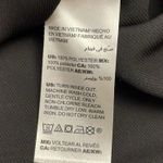 Chico's Chico’s Black Long Open Flare Sleeves 1/2 Zip Back Silky Blouse Size 12/14 Photo 12