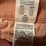 Mother The Insider Ankle Fray‎ Raw Hem Jeans in Chalk It Up Terracotta Sz 28 Orange Photo 9