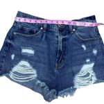 Forever 21 Cute Distressed Denim Shorts  Size 30 EUC Photo 3
