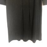 Tahari Sweater Dress Womens Medium Wool Blend Double Breasted Midi Old Money Black Photo 4
