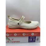 Jsport Womens Shoes Beige Mary Jane Memory Foam Contoured Arch Lightweight 8 Photo 8