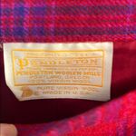 Pendleton Vintage  red plaid virgin wool pencil skirt old money size 10 preppy Photo 5