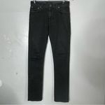 Nudie Jeans‎ TUBE TOM Original Painted Black Organic Jeans Unisex ITALY 28x32 Size 28 Photo 1