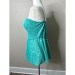 Vintage Tag 1080 Lace Y2K Babydoll Tank Top XL Green Romantic Fairy Coquette USA Photo 2