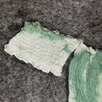 NWT Kiwi & Punch Crop Top Sz M Pastel Green White Size M Photo 2