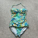 Ralph Lauren Lauren  carnivale paisley tankini bikini swim suit sz M / 6 Photo 8