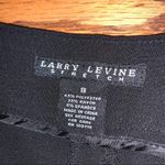 Larry Levine  Black Wide Leg Trousers Dress Pants size 8 Photo 3
