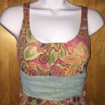 Colorful Daisy & Clover Floral 70’s Style Tank Top Size XS Photo 1