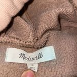 Madewell  Womens Bubble-Sleeve Hoodie Sweatshirt Long Sleeve‎ Brown Size Small Photo 1