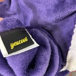 Purple Wearable Blanket Lots of Pockets Hoodie Oversized Sweatshirt One Size Size L Photo 12