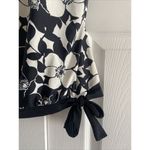 Island Escape Womens 16 Strapless Black‎ White Floral Swimsuit Top Swim Beach Photo 1