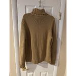 J.CREW TAN CHUNKY KNIT TURTLENECK PULLOVER Fisherman SWEATER Preppy Classic XL Photo 4