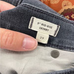 Madewell  Grey 9in High Rise Skinny Jeans Womens 29 Classic Fall Denim Casual Photo 11