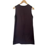 Norma Kamali Tunic Dress Size XL Brown Sweatshirt Mini Sleeveless V-Neck Photo 1