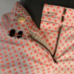 J.Crew  Scalloped Pocket Neon Polka Dot Mid Rise Shorts Womens 00 Photo 4