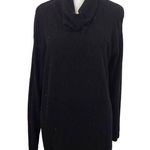 Black Sweater with Sparkly Beads Size Small J. Jill Black Cowl Neck Photo 0