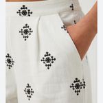 House of Harlow 1960 Cream and Black Patterned Pants Size L Photo 11
