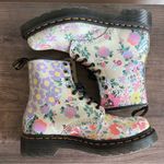 Dr. Martens  1460 Floral Mash Up Backhand Parchment Beige Boots Size 6 #B1136 Photo 4