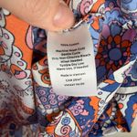 Talbots  Classic Cotton Shirt Royal Palm Paisley Size 2X Button Down Preppy Artsy Photo 5