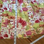 Talbots Sleeveless Dress Sz 8 Novelty Print Italy Italian Villa Floral Dancers Photo 15