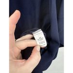 Hutch Jumpsuit Women XS Navy Blue Zia Wide Leg Crop Flutter Shoulder NO BELT Photo 4