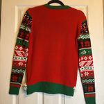 No Boundaries No‎ Boundaries Red and Green Sweater Photo 5