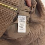 Joie  tan puffer cableknit bomber style jacket M Photo 4