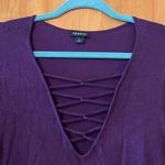 Torrid Purple Sweater Dress Rayon Nylon Blend Stretch Womens Plus Size 1 Photo 5