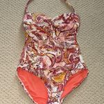 Lauren Ralph Lauren One Piece Tummy Control Pink Size 6 Photo 2